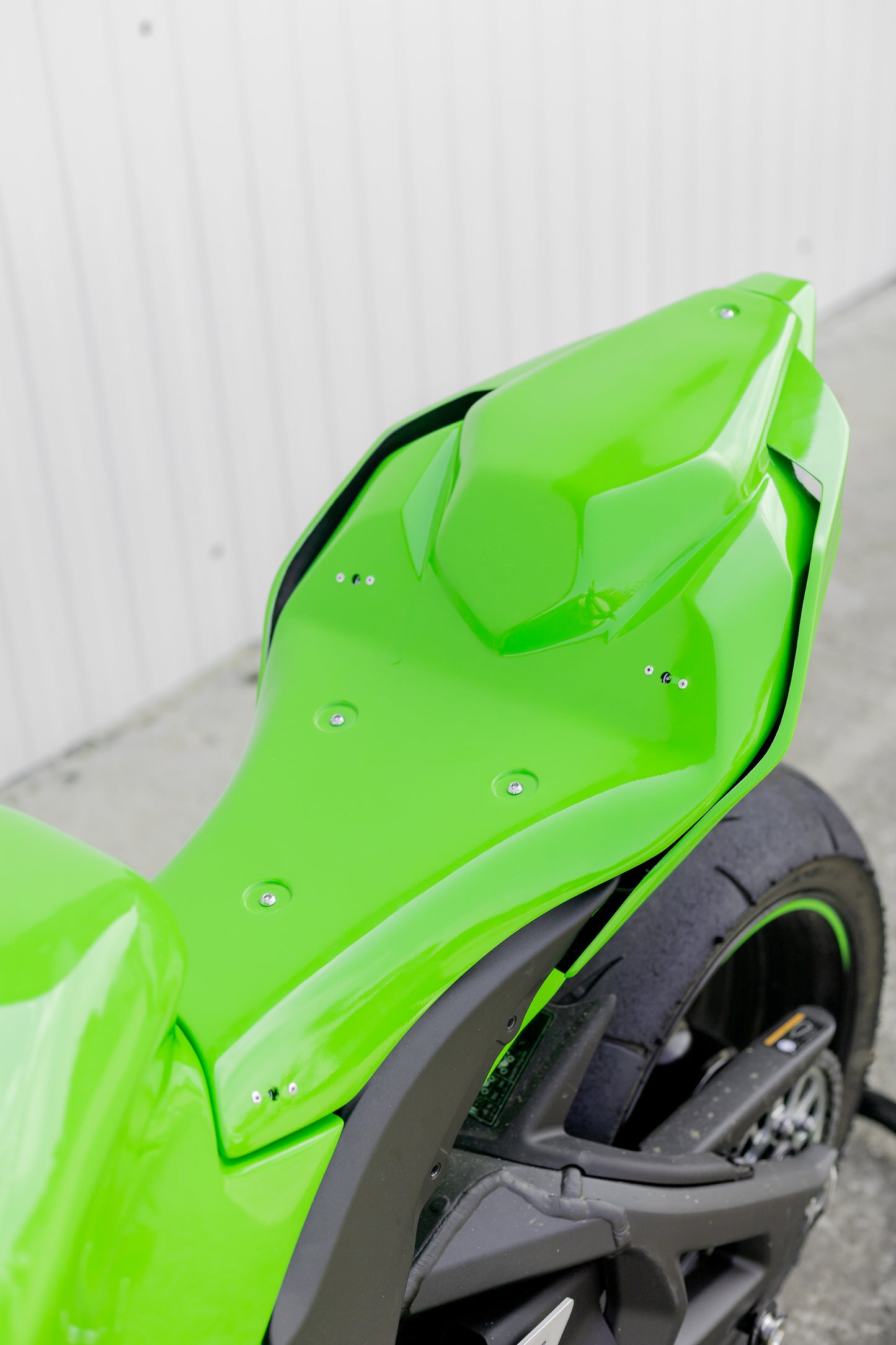KAWASAKI ZX10R 2021-2025 Complete set of race fairings Lime Green