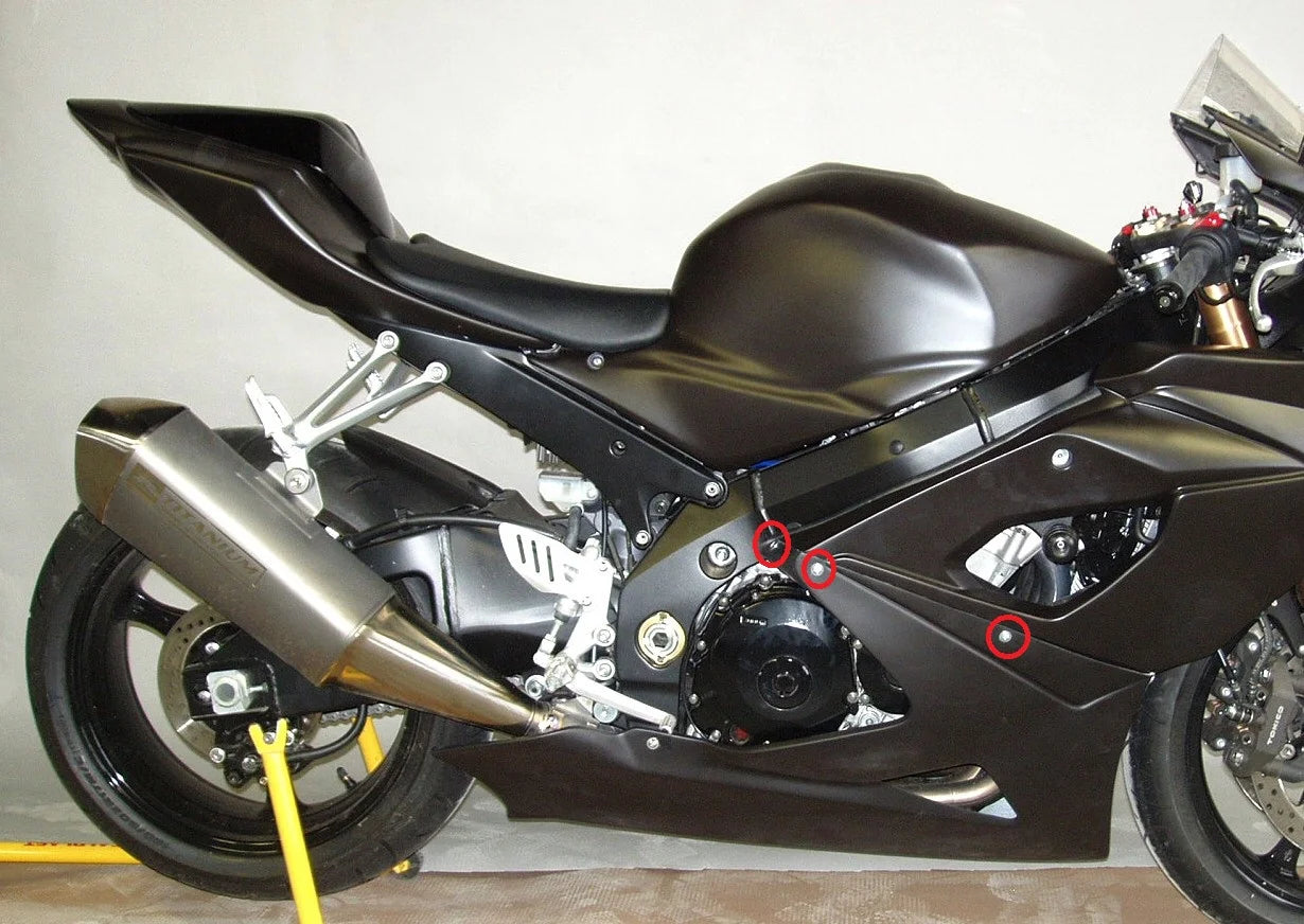 SBK seat unit & Undertray GSX-R1000 K5,6, 2005-2006 PASCALPLAST